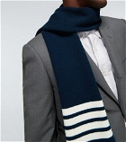Thom Browne - 4-Bar cashmere scarf