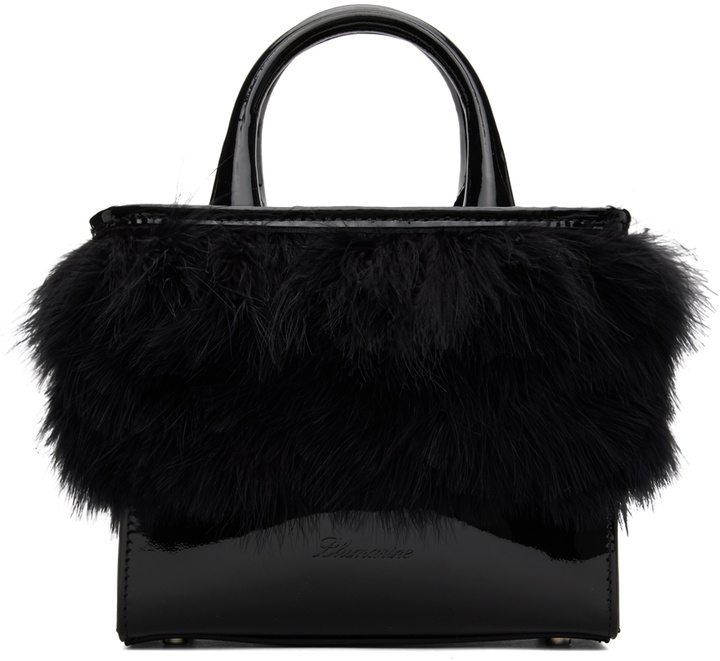 Photo: Blumarine Black Feather Bag