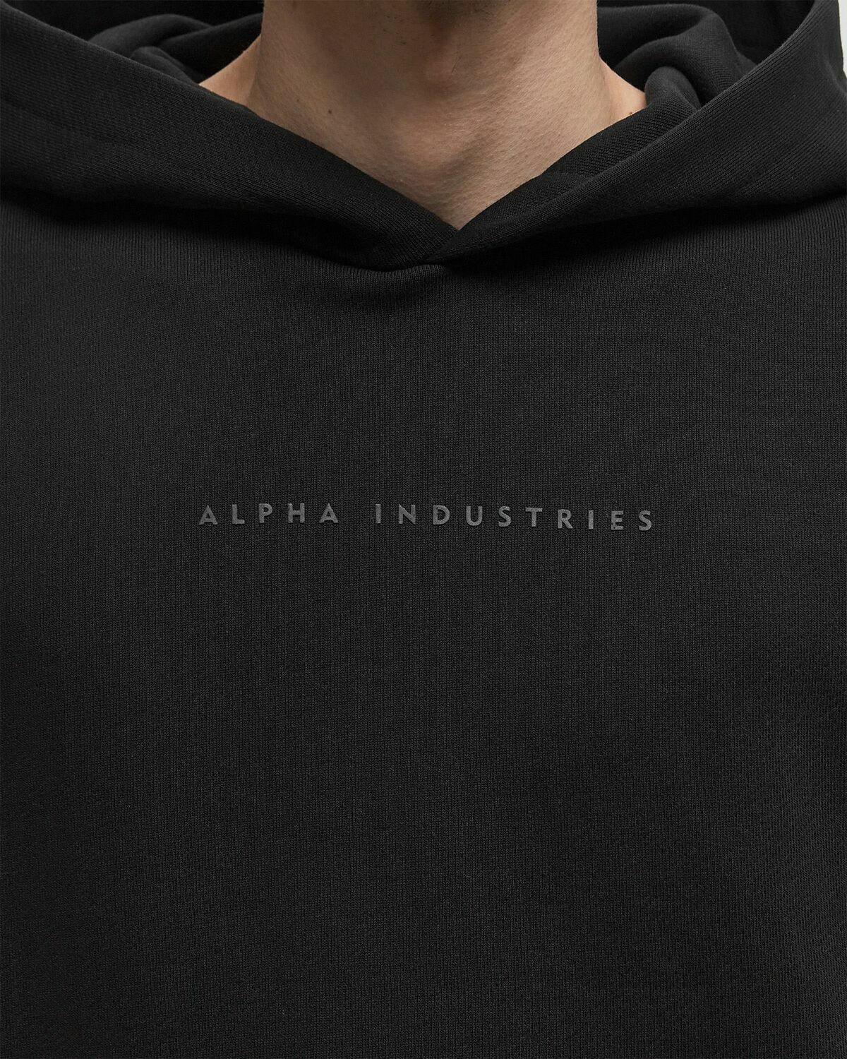Alpha Industries Base Hoodie Black Mens Hoody