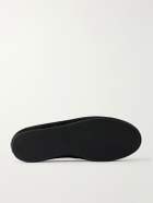 Mulo - Evening Suede Loafers - Black