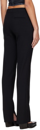 Stella McCartney Black Straight-Leg Trousers