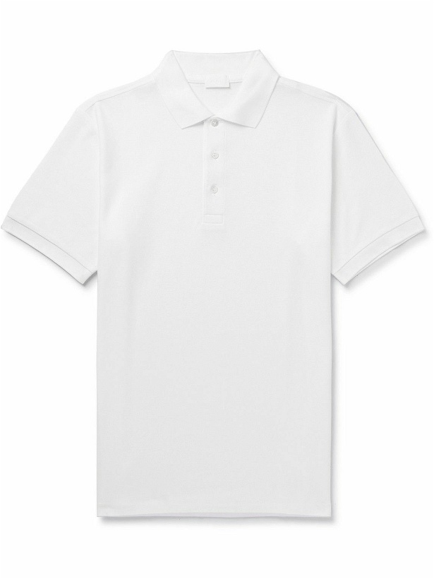 Photo: Håndværk - Pima Cotton-Piqué Polo Shirt - White