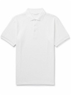 Håndværk - Pima Cotton-Piqué Polo Shirt - White
