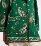 Rixo Morla paisley wool and cotton cardigan