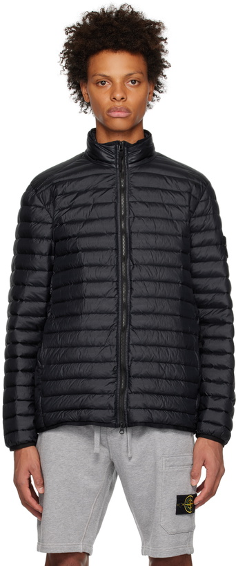 Photo: Stone Island Navy Zip Down Jacket