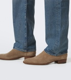 RRL Distressed straight jeans