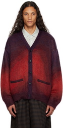 stein Burgundy Gradient Cardigan