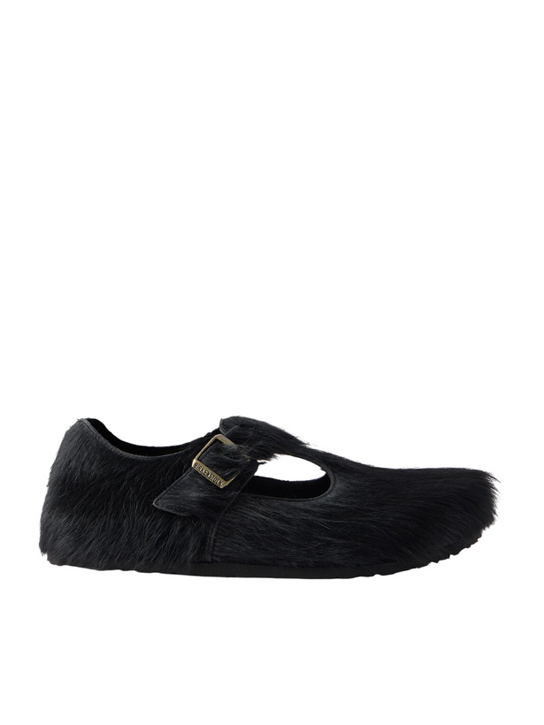 Photo: BIRKENSTOCK 1774 - Song for the Mute Paris Calf Hair Sandals - Black