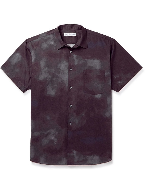 Photo: Comme des Garçons SHIRT - Tie-Dyed Cotton-Poplin Shirt - Black