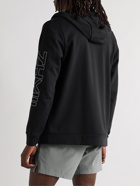 Nike Training - Logo-Print Dri-FIT Cotton-Blend Jersey Zip-Up Hoodie - Black