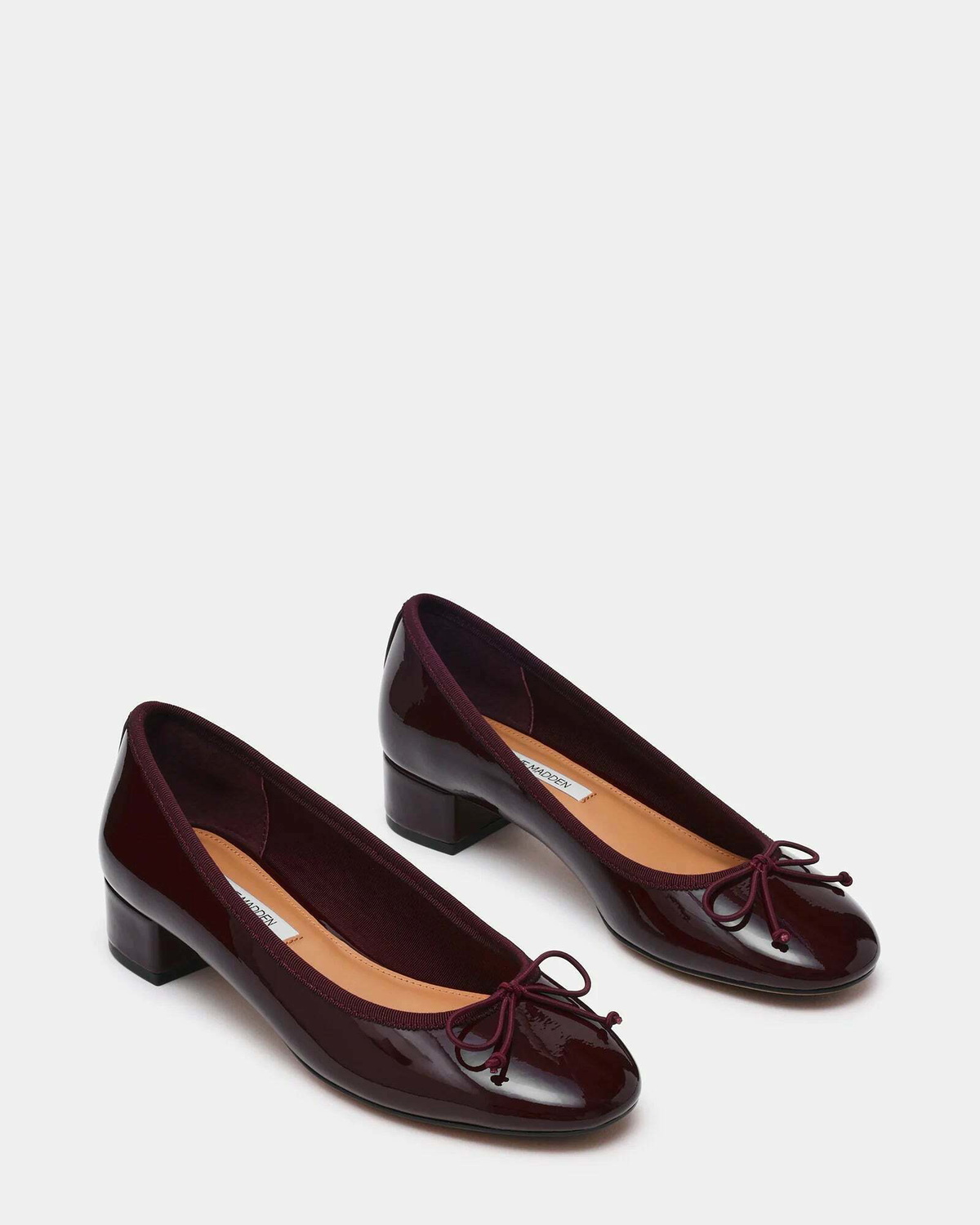 Steve Madden Steffi Heels in Burgundy Patent