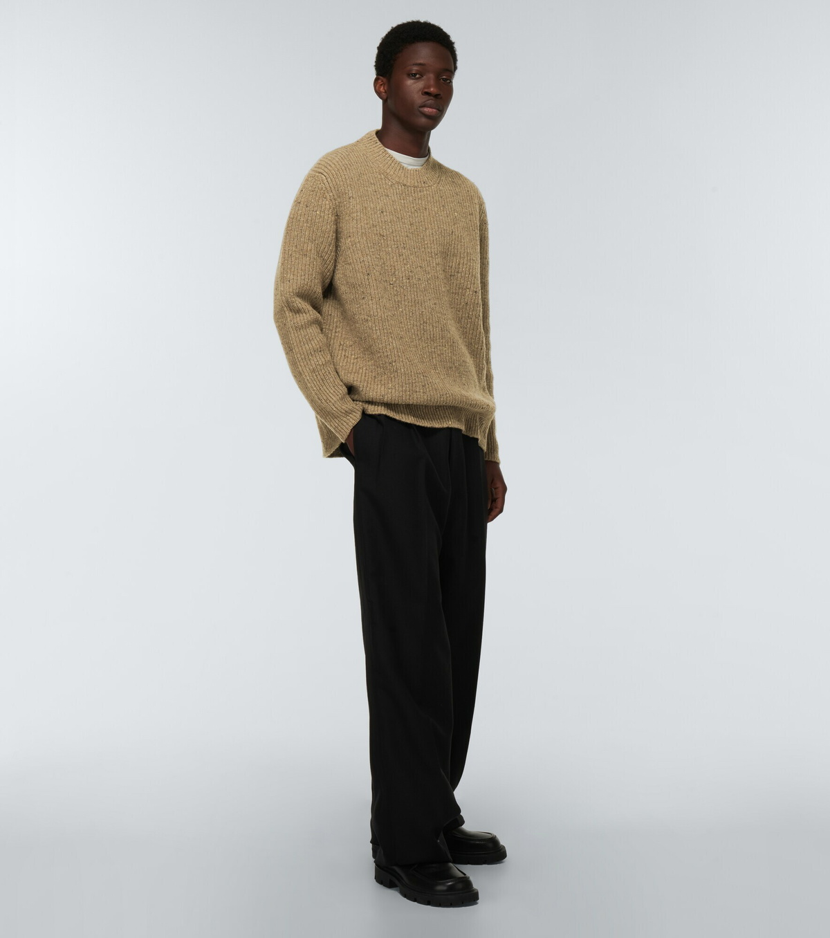 Maison Margiela - Wool and cashmere-blend knit top Maison Margiela