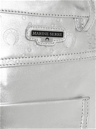 MARINE SERRE - Embossed Leather Wide Pants