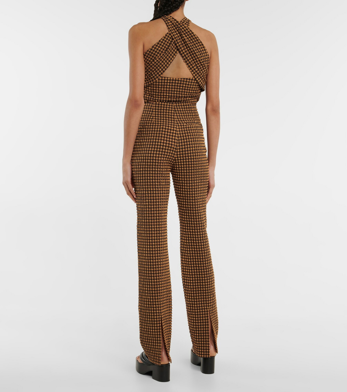 Nanushka - Juna checked seersucker pants Nanushka Nanushka - Juna checked seersucker pants Nanushka