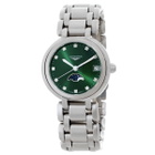 Longines Prima Luna Quartz Diamond Green Dial Ladies Watch L8.115.4.67.6
