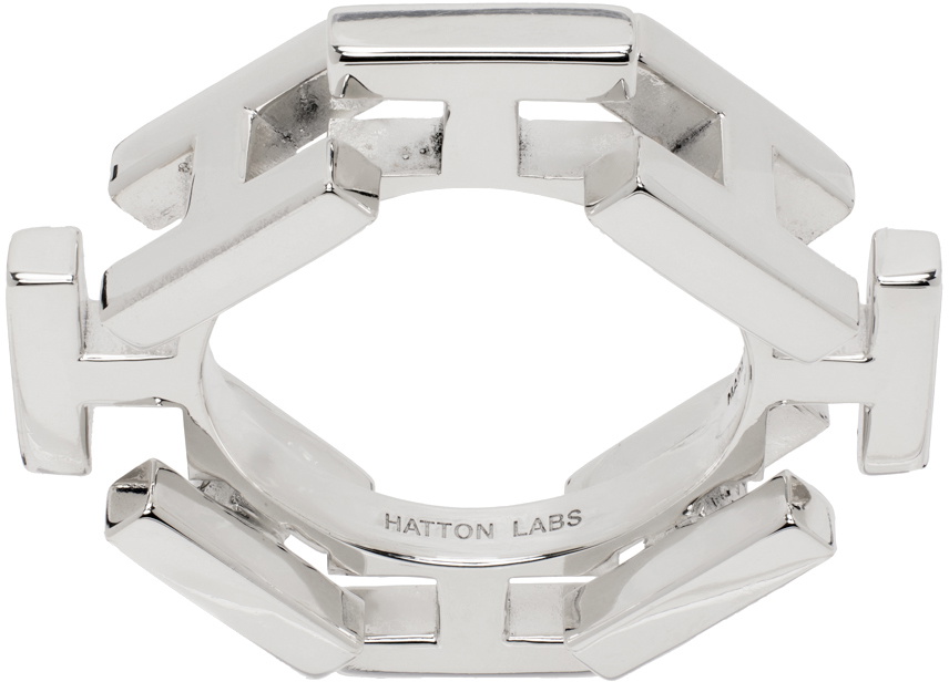 Hatton Labs Silver H Ring Hatton Labs