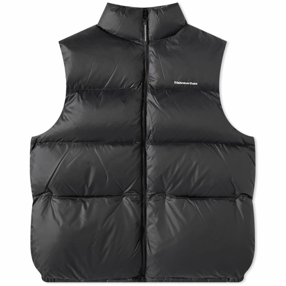 thisisneverthat Men's PERTEX® T Down Vest in Black thisisneverthat