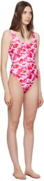 BAPE Pink ABC Camo Swimsuit