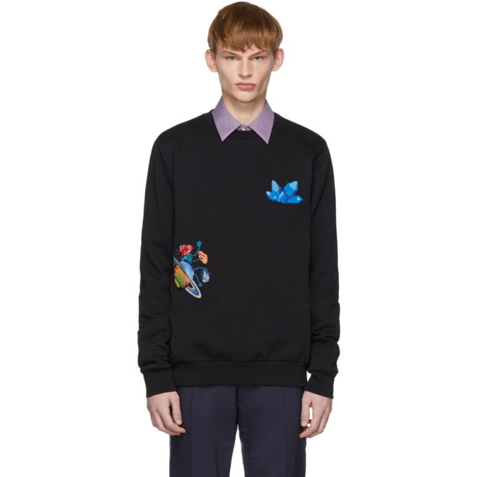 Photo: Paul Smith Black Explorer Gem Planet Sweatshirt