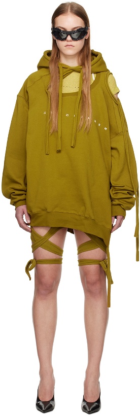 Photo: Ottolinger Green Deconstructed Hoodie