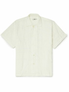 BODE - Ric Rac-Trimmed Cotton and Silk-Blend Shirt - White