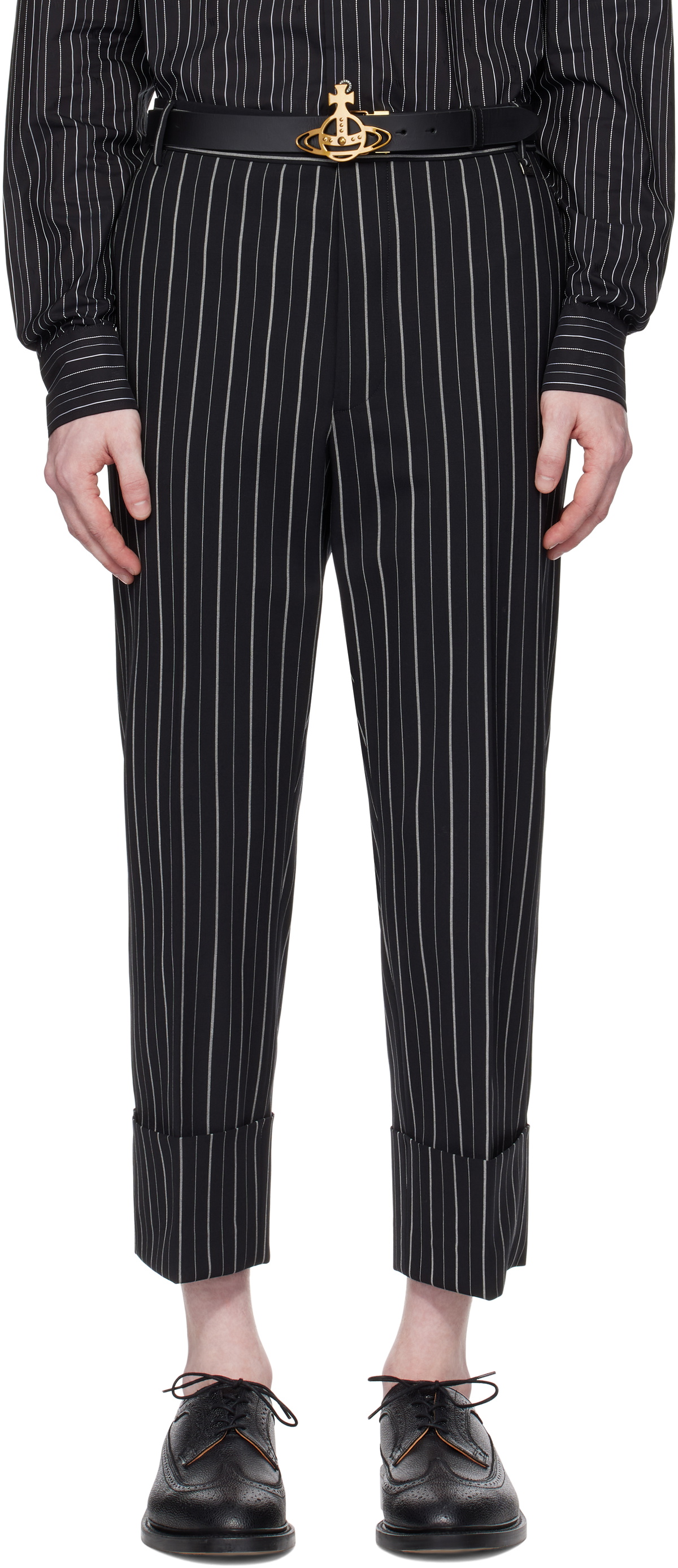 Vivienne Westwood Black Cropped George Trousers Vivienne Westwood