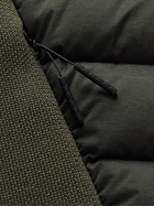 Sease - Warmer Slim-Fit Virgin Wool and Quilted Nylon Recycled Down Vest - Green