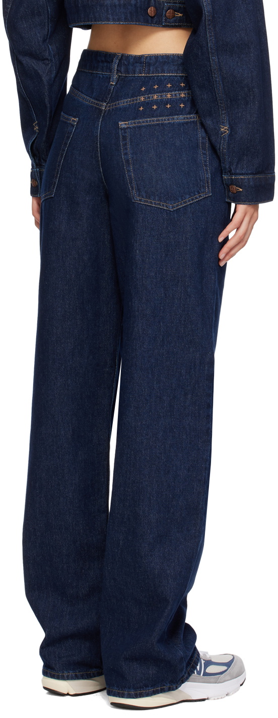 Ksubi Navy Low Rider Jeans Ksubi