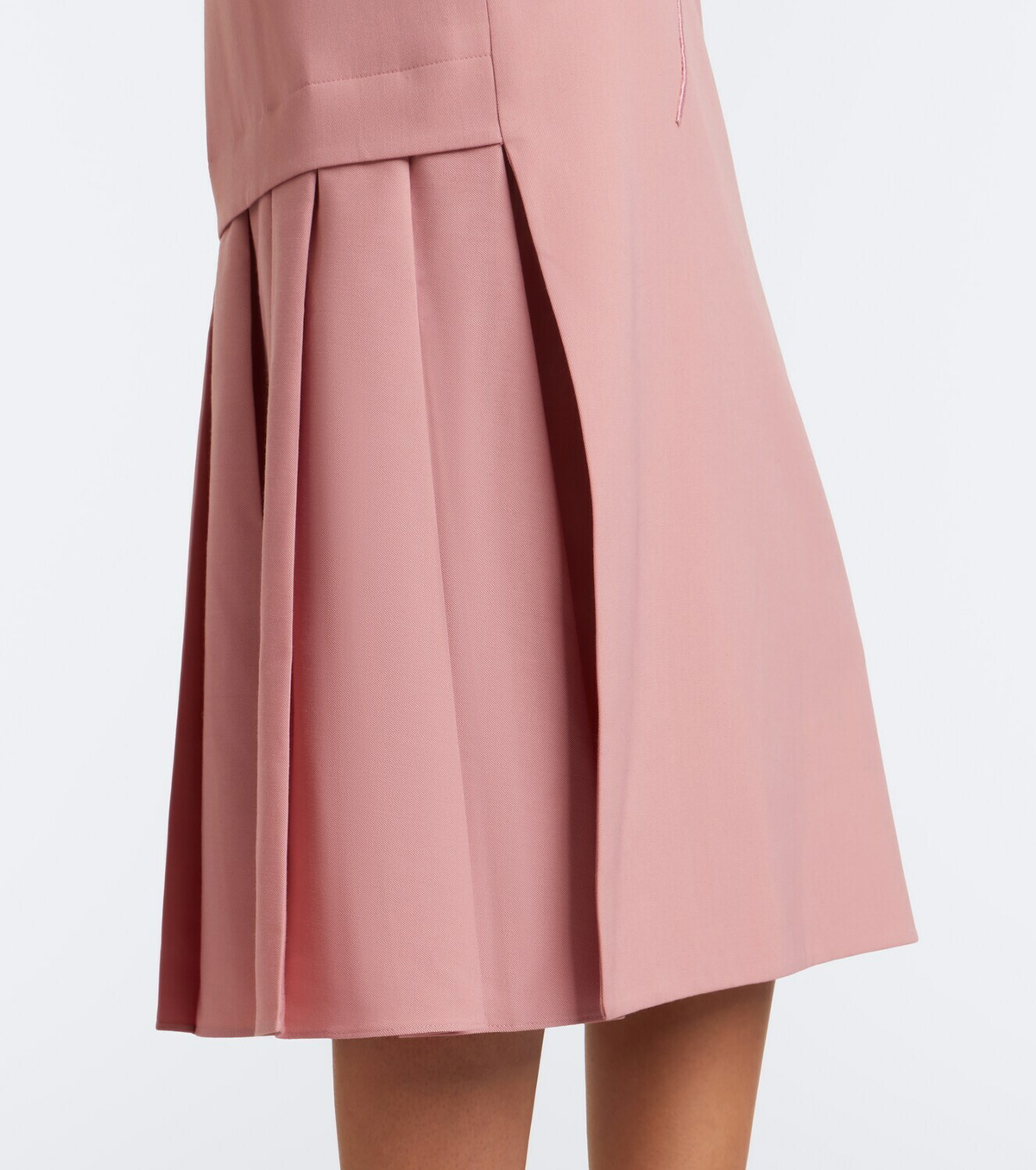 Erdem Embellished embroidered twill midi dress