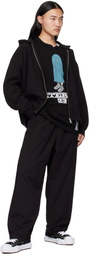 Maison MIHARA YASUHIRO Black Light Oxford Easy Trousers