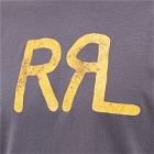 RRL Men's Logo T-Shirt in Navy