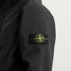 Stone Island Men's Soft Shell-R Hooded Jacket in Black