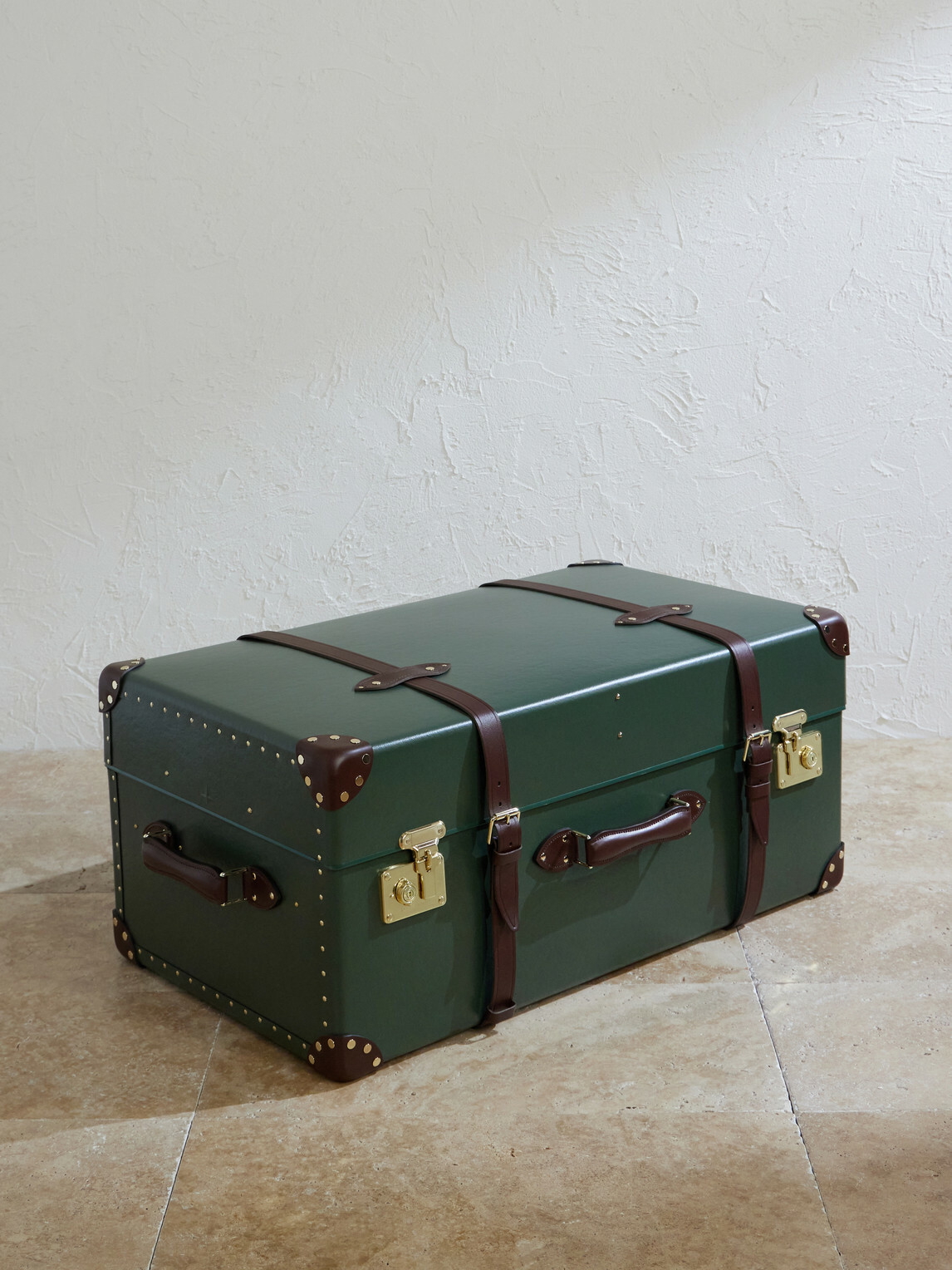 Globe-Trotter - Steamer Leather Home Trunk