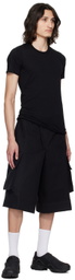 BRYAN JIMENÈZ SSENSE Exclusive Black Pocket Shorts