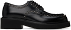 Valentino Garavani Black Gentleglam Calfskin Derbys