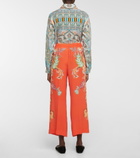 Etro - Paisley cropped pants