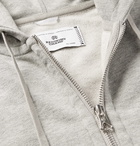 Reigning Champ - Mélange Loopback Pima Cotton-Jersey Zip-Up Hoodie - Gray