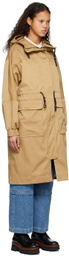 Hugo Tan Drawstring Coat