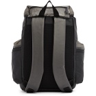 adidas by Stella McCartney Black and Grey Coated Backpack