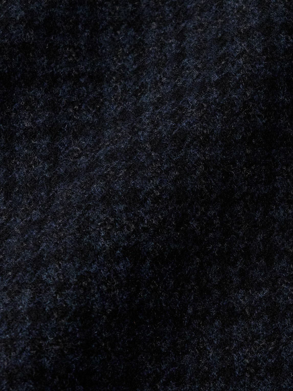 Boglioli - Checked Virgin Wool and Cashmere-Blend Overcoat - Blue