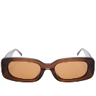Bonnie Clyde Show And Tell Sunglasses in Brown/Brown
