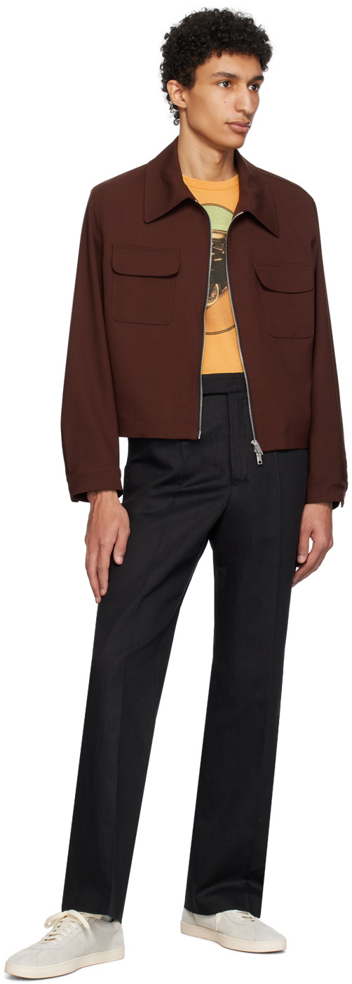 パンツ SECOND/LAYER PRIMO FLAT FRONT TROUSER Second Layer Relaxed