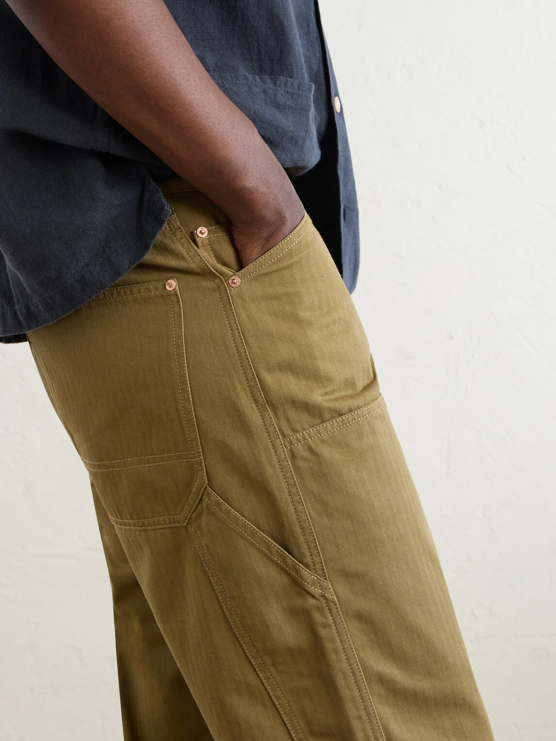 Drake's - Carpenter Straight-Leg Cotton Cargo Trousers - Brown