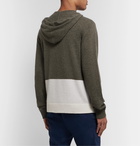 Onia - Jamie Colour-Block Cashmere Hoodie - Green