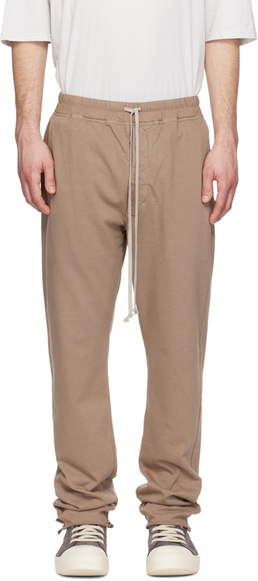 Photo: Rick Owens DRKSHDW Taupe Temple Berlin Drawstring Sweatpants