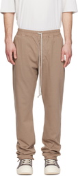 Rick Owens DRKSHDW Taupe Temple Berlin Drawstring Sweatpants