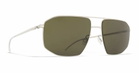 Mykita Santeri - Shiny Silver Sunglasses