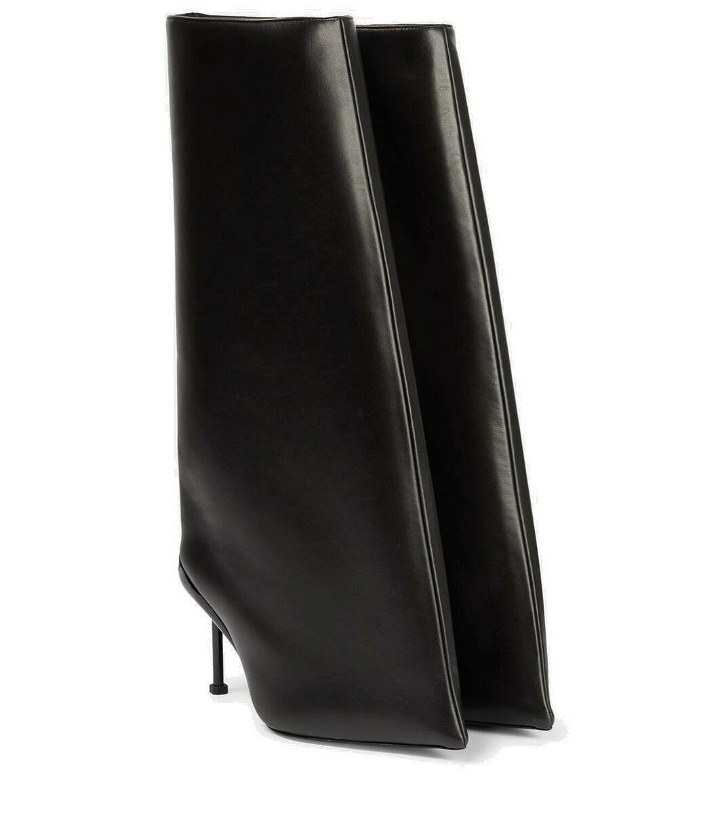 Photo: Alexander McQueen Layered leather knee-high boots