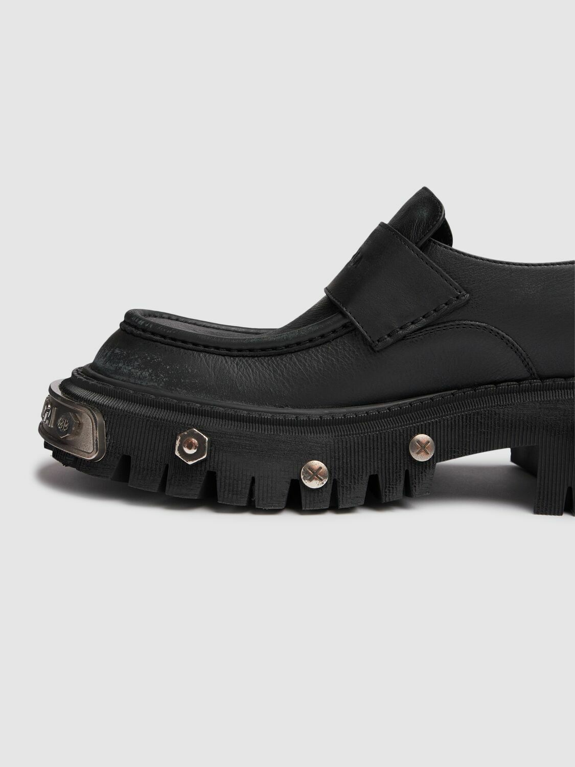 BALENCIAGA Tractor Leather Loafers Balenciaga
