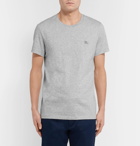 Burberry - Mélange Cotton-Jersey T-Shirt - Men - Gray